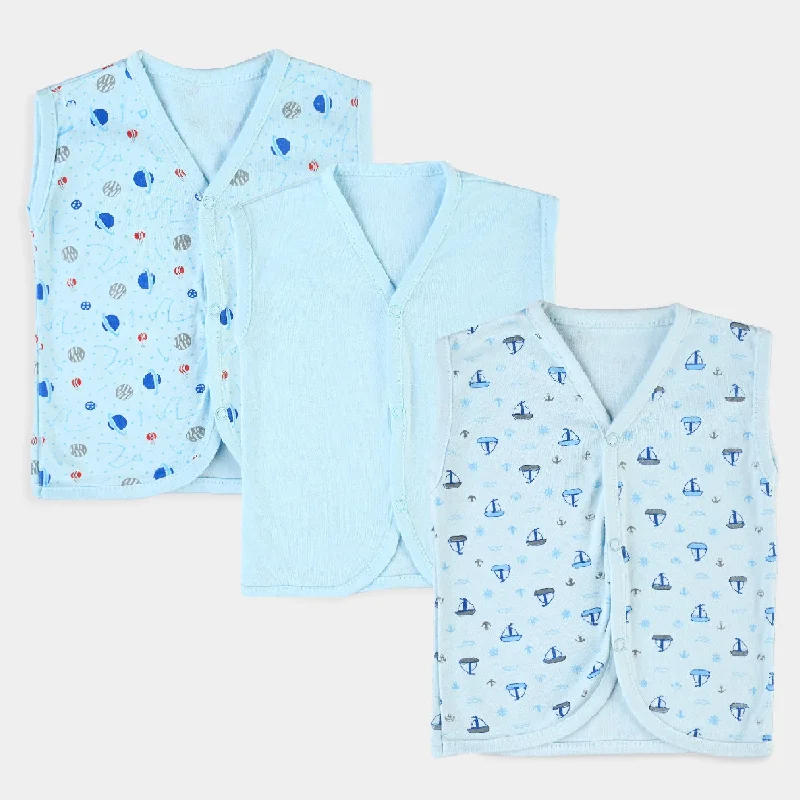 Baby Cotton Printed Vest 3Pcs Set