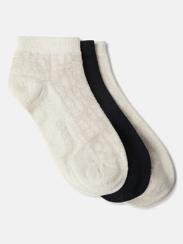 Gant Women Multi Patterned Ankle Length Socks (Pack of 3)