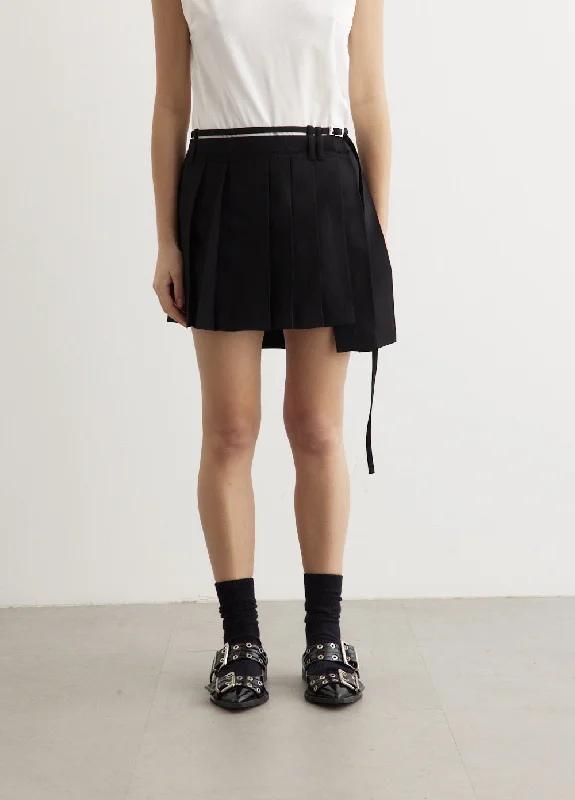 Ipleat Mini Skirt