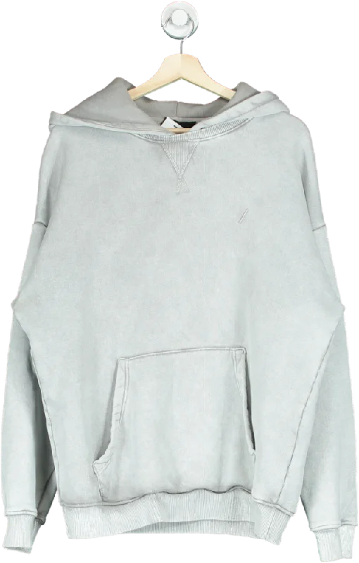 Boda Skins Grey Organic Cotton Hoodie UK S