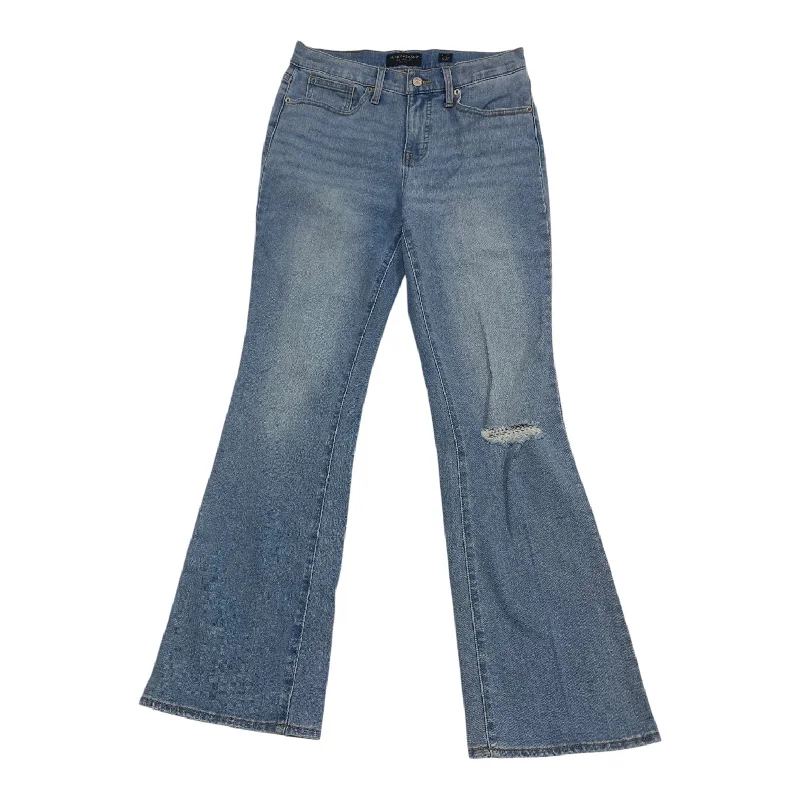 Jeans Cropped By Lucky Brand In Blue Denim, Size: 8