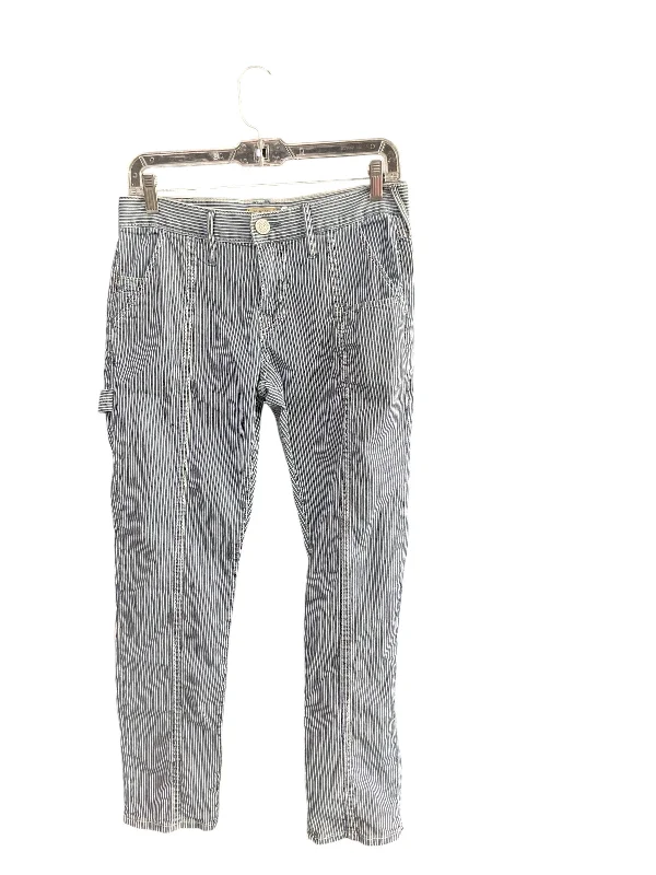 Jeans Designer By True Religion In Striped Pattern, Size: 2