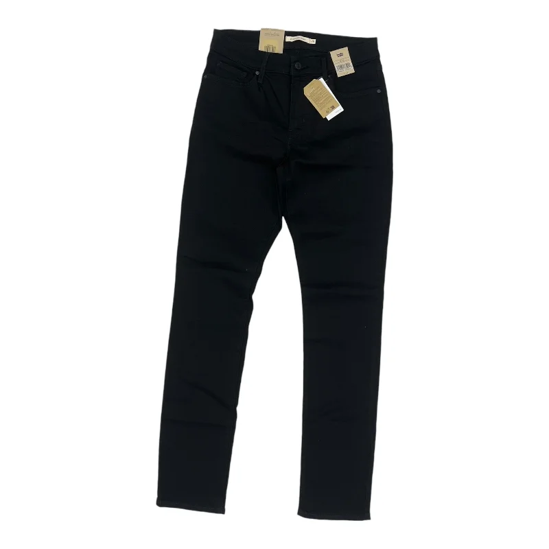 Jeans Skinny By Levis In Black, Size:6