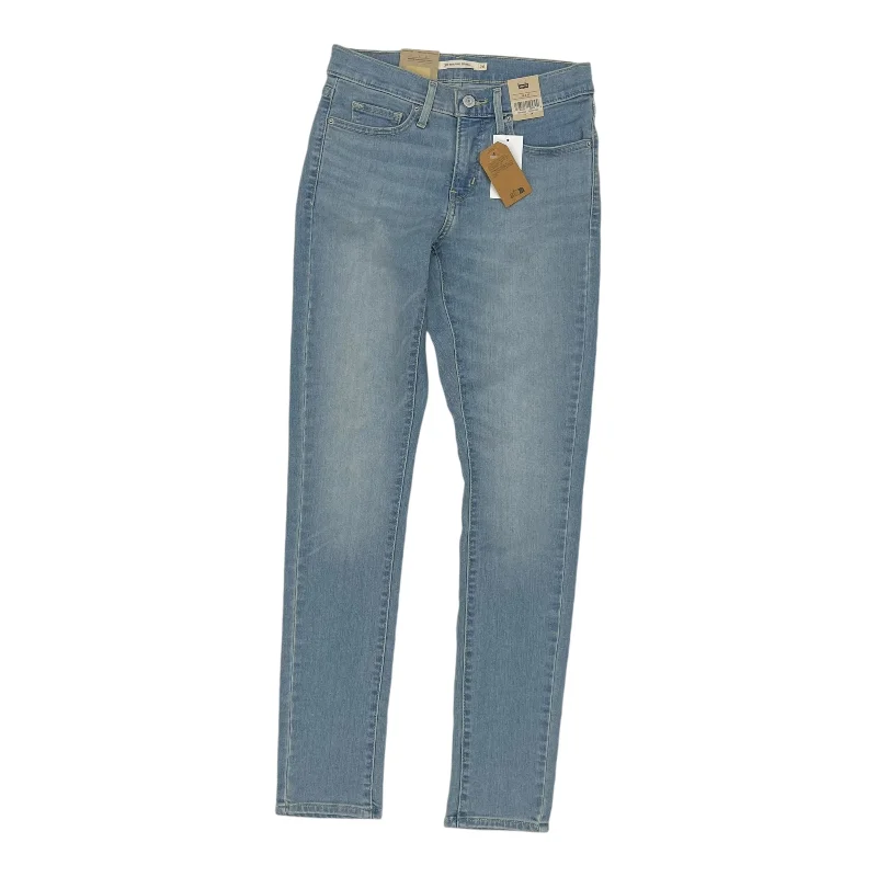 Jeans Skinny By Levis In Blue Denim, Size:6