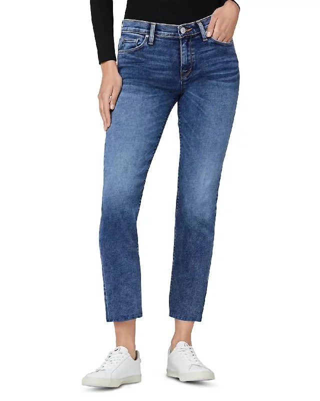 Nico Straight Ankle Jeans In Journey Home Blue