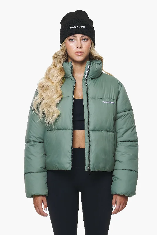 Georgia Puffer Jacket Garden Green