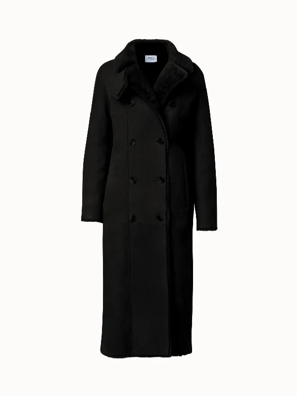 Lamb Shearling Long Coat