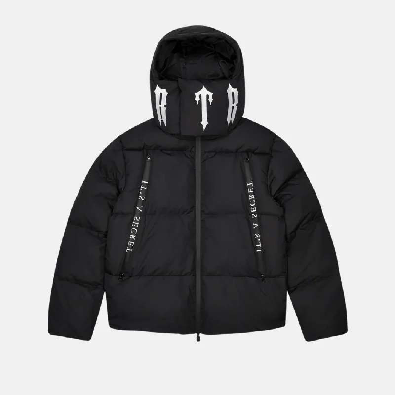 Trapstar Irongate Collar Puffer Jacket - Black