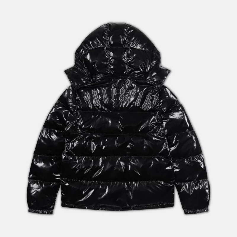 Trapstar Shiny Black Irongate Jacket Detachable Hood