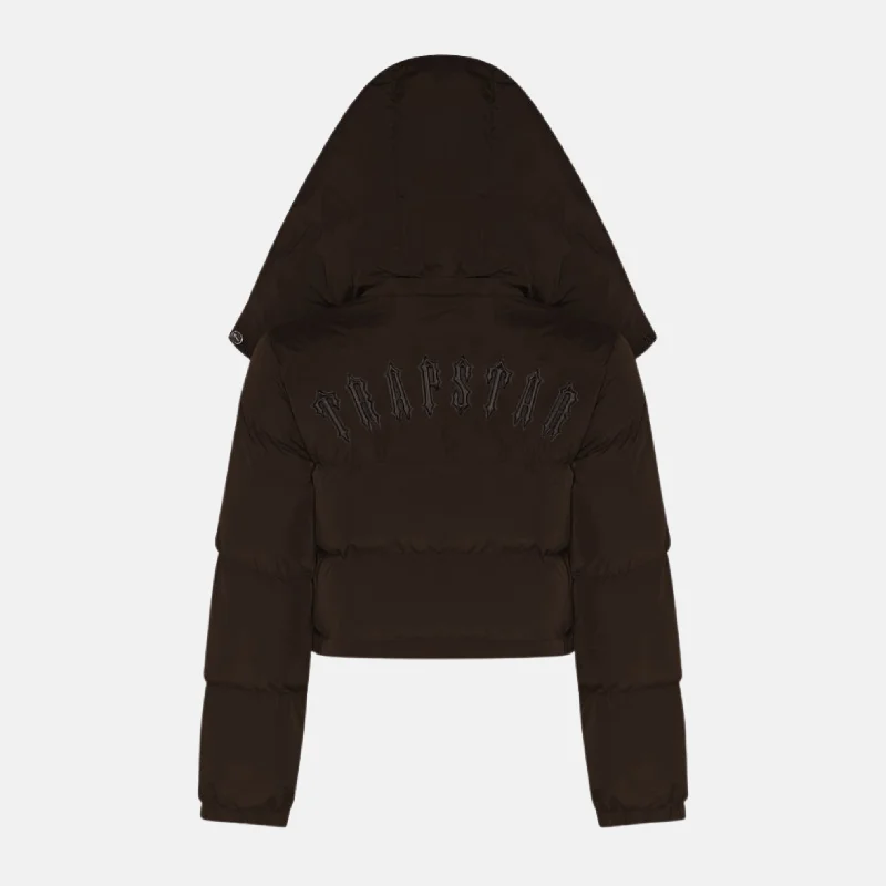 Trapstar Women's Irongate Hooded Jacket - Brown