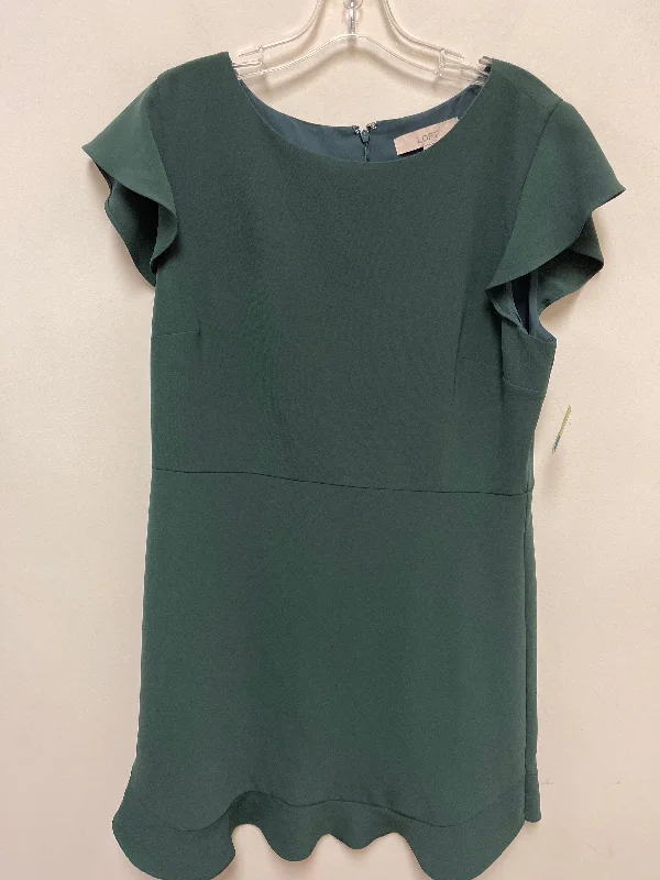 Dress Casual Midi By Loft In Green, Size: Xl