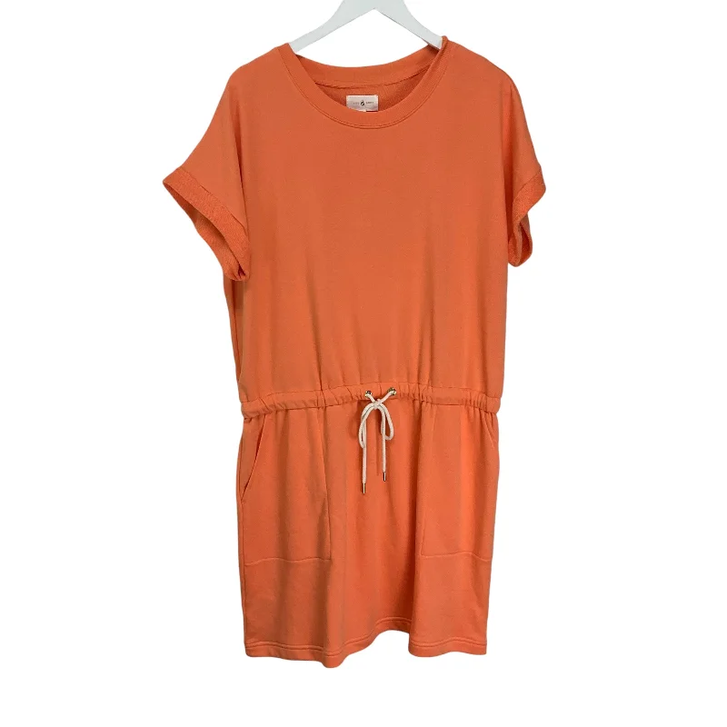 Dress Casual Midi By Lou And Grey In Orange, Size: Xl