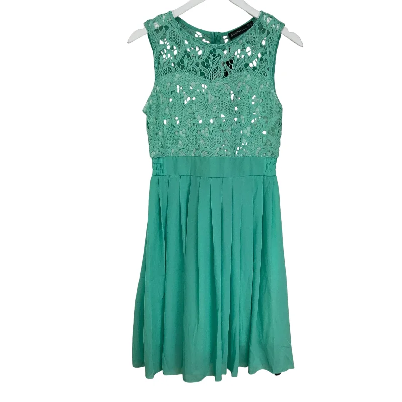 Dress Casual Midi By Zanzea In Teal, Size: M