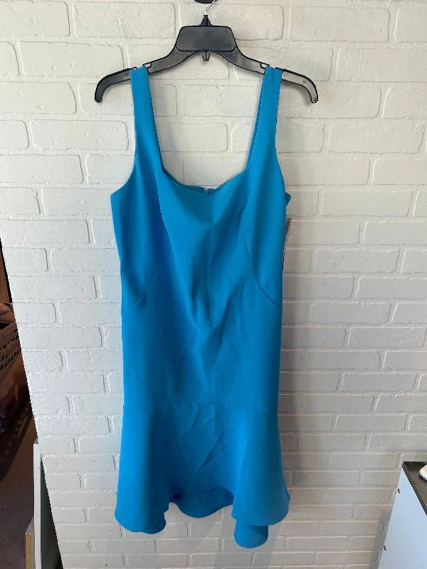 Dress Party Midi By Ann Taylor In Blue, Size: L