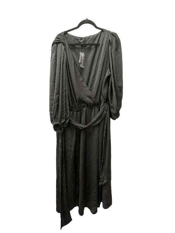 Dress Casual Maxi By Banana Republic In Black, Size: Xl