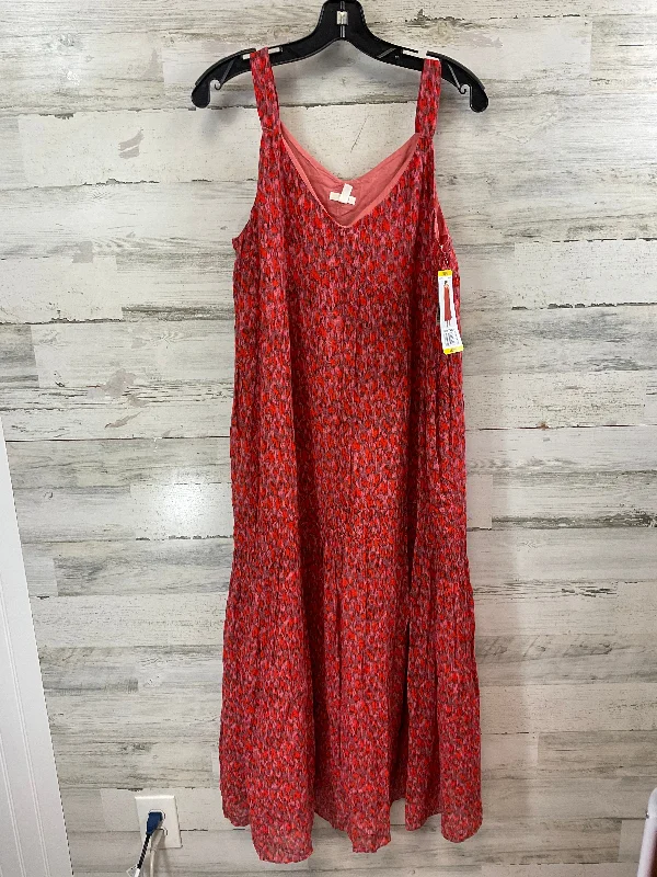 Dress Casual Maxi By Joie In Red, Size: M