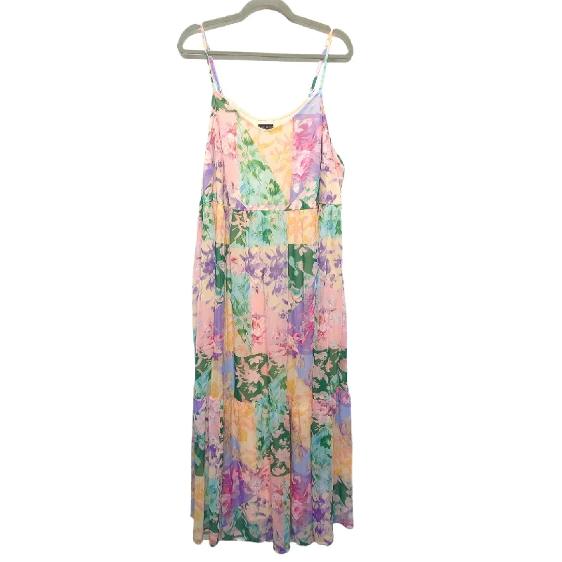 Dress Casual Maxi By Lane Bryant In Floral Print, Size: 18