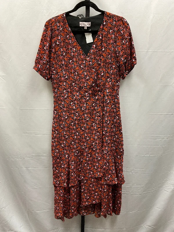 Dress Casual Maxi By Nanette By Nanette Lepore In Floral Print, Size: M