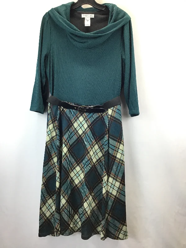 Dress Casual Maxi By Robbie Bee In Green, Size: Xl