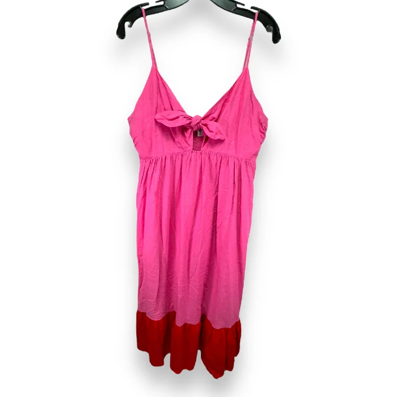 Dress Casual Maxi By Tabitha Brown In Pink & Red, Size: Xl