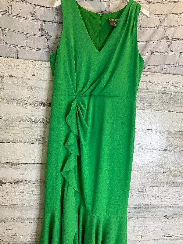 Dress Casual Maxi By Taylor In Green, Size: Xl