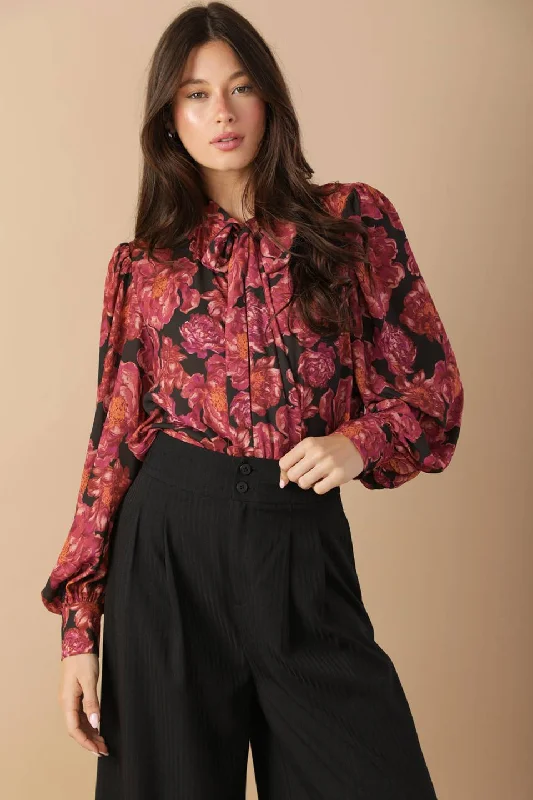 BEAUTIFUL EVENINGS WOVEN BLOUSE