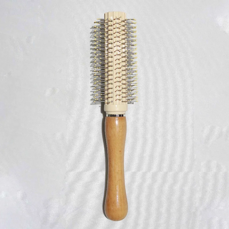 Beige Wooden Hair Brush