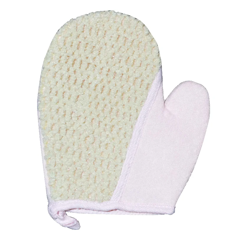 Pink Color Bath Glove