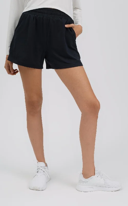 Cozy High-Rise Comfort Short - Black