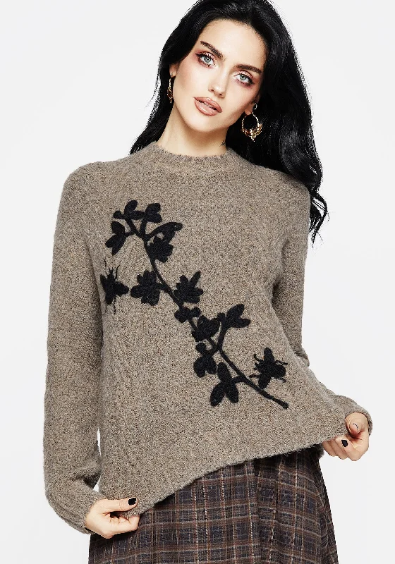 Deathwatch Floral Beetle Knit Jumper