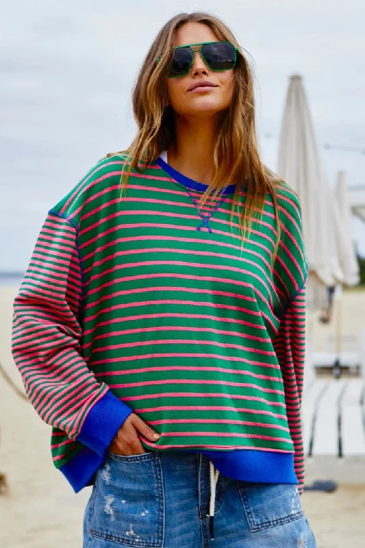 Hammill & Co Retro Stripe Sweat