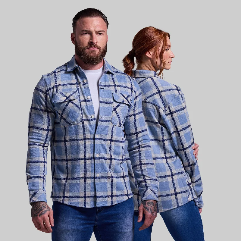 Woodsman Stretchy Flannel (Lake)